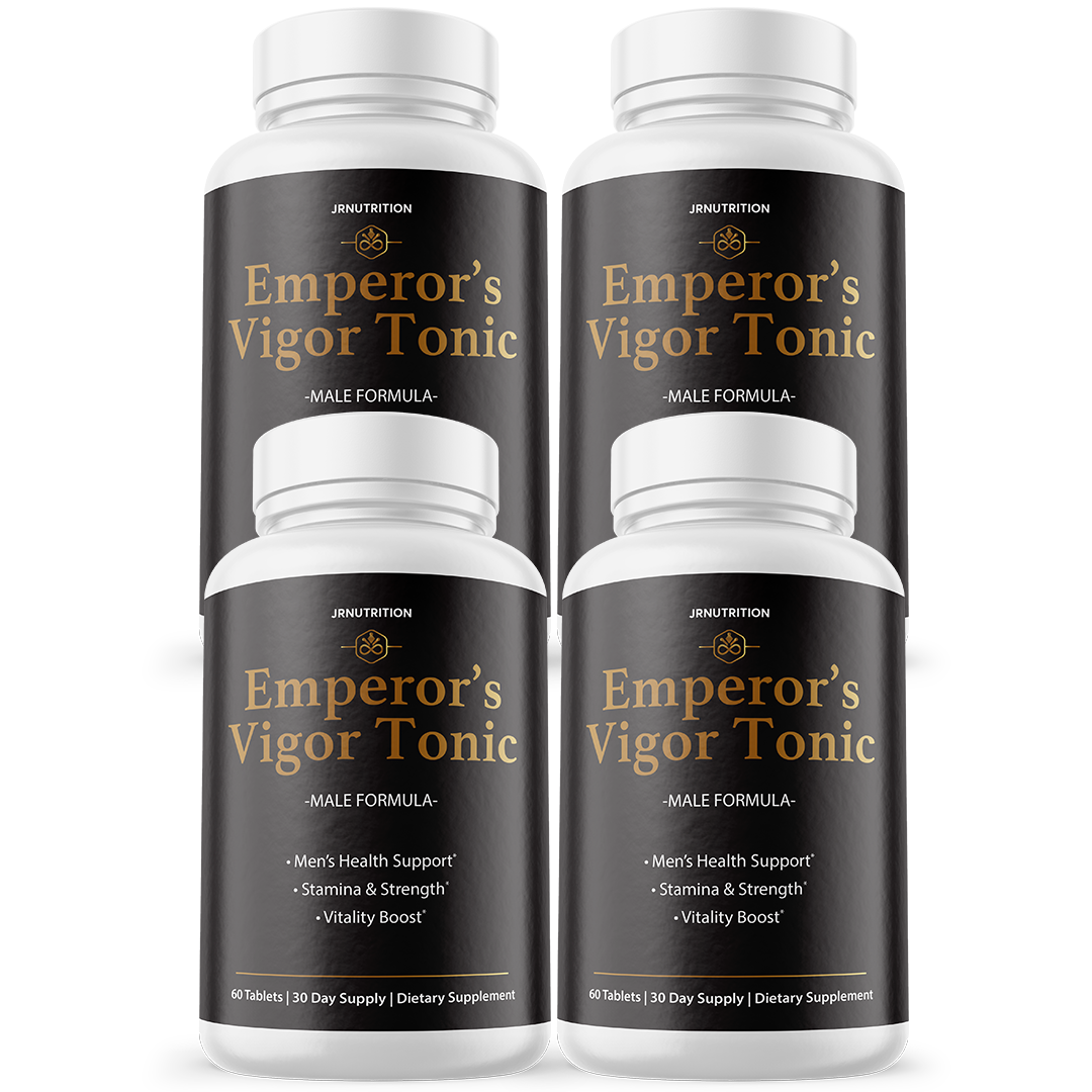 Emperor‘s Vigor Tonic - Performance Dietary Supplement 60 Capsules (4 Pack)